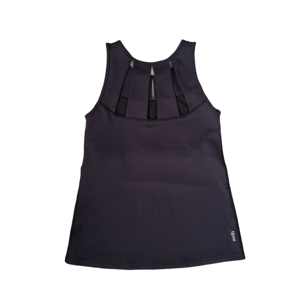 TONIC Athletic Sleeveless Top Cutout Details Black - Picture 2 of 7
